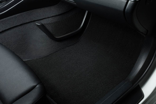 Коврики в салон Volkswagen Touareg III 2018-2023, текстильные Seintex Lux, Черный, Арт. 89687