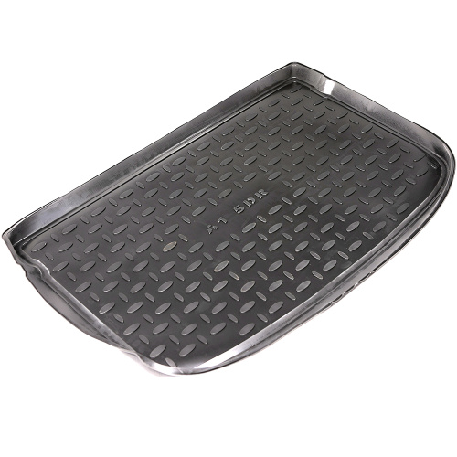 Коврик в багажник Audi A1 I (8X) 2010-2015 5 дв., полиуретан Seintex, Черный, Арт. 85532