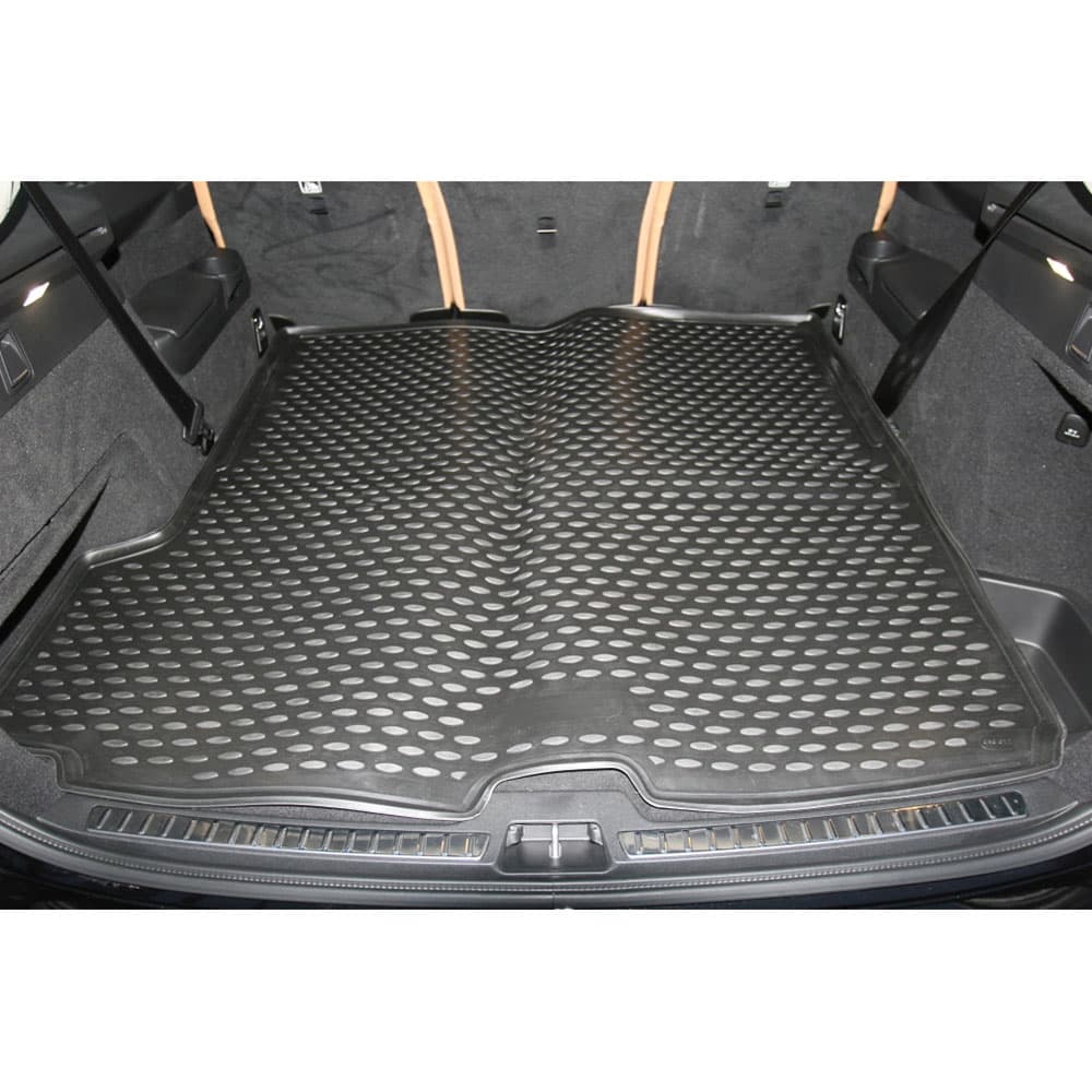 Коврик в багажник Volvo XC90 II 2014-2019, полиуретан Element, Черный, 5/7 мест длинный Арт. CARVOL00004
