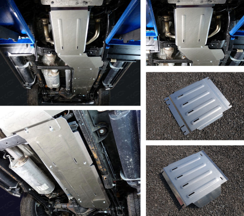 Комплект защит Cadillac Escalade IV 2014-2020 Пикап (Защита: КПП, картера, РК, бака, радиатора) Арт. ZKTCC00201K
