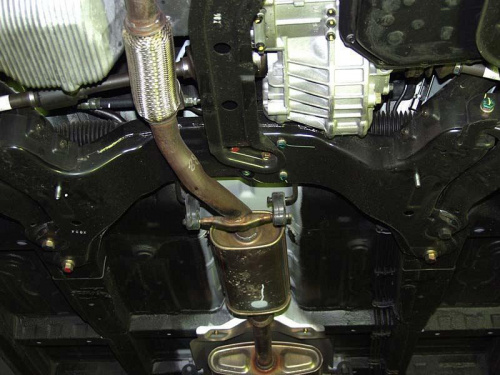 Защита картера двигателя и КПП Hyundai Matrix I 2001-2005 Хэтчбэк 5 дв. V-1,6; 1,8; 1,5D Арт. 10.0431