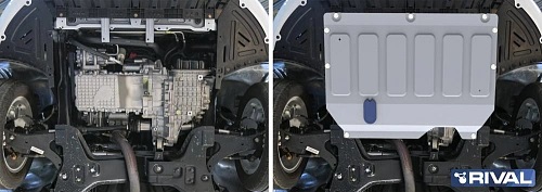 Защита картера двигателя и КПП Chery Arrizo 6 2018-2023 V-1.5 для Arrizo 6 Pro с 2022- Арт. 33309331