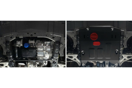 Защита картера двигателя и КПП Chevrolet Equinox III 2020- Внедорожник 5 дв. V - 2.0 4WD Арт. 111010311