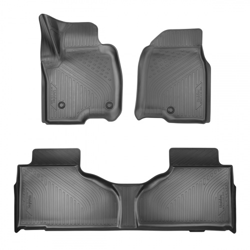 Коврики в салон Chevrolet Tahoe V (T1XX) 2020- Внедорожник 5 дв., полиуретан 3D Norplast, Черный, 1,2 ряд Арт. NPA11C103601