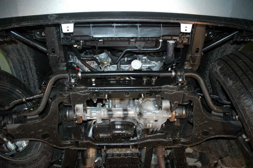 Защита картера двигателя Infiniti QX56 I 2004-2007 Внедорожник 5 дв. V-5,6, 315 л.с. Арт. 15.0776