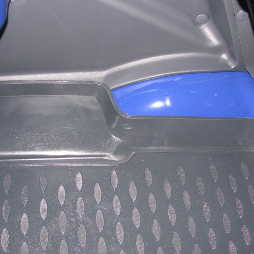 Коврик в багажник Daewoo Matiz I (M150) 2000-2015 Хэтчбэк 5 дв., полиуретан Element, Черный, подходит после 2005 г.в. Арт. NLC.11.04.B11