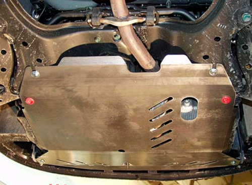 Защита картера двигателя и КПП Hyundai Matrix I 2005-2008 1 рестайлинг Хэтчбэк 5 дв. V-1,6; 1,8 Арт. 10.0881