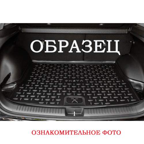 Коврик в багажник Volkswagen ID.6 I 2021-, полиуретан Seintex, Черный, Арт. 99729
