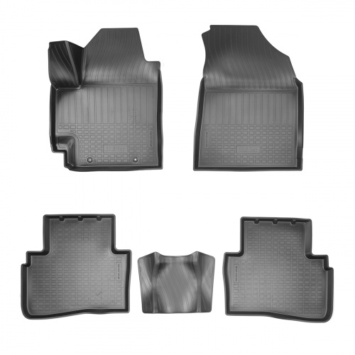 Коврики в салон Hyundai Creta II 2020-, полиуретан 3D Norplast, Черный, Арт. NPA11C31054