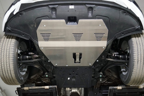 Защита картера двигателя и КПП Hyundai Tucson IV (NX4) 2020- Арт. ZKTCC00495