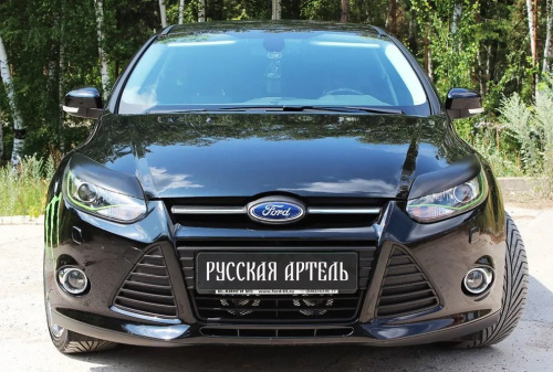 Ford Focus III 2011-2014 Реснички на фары Русская-Артель, арт. REFF3-018400