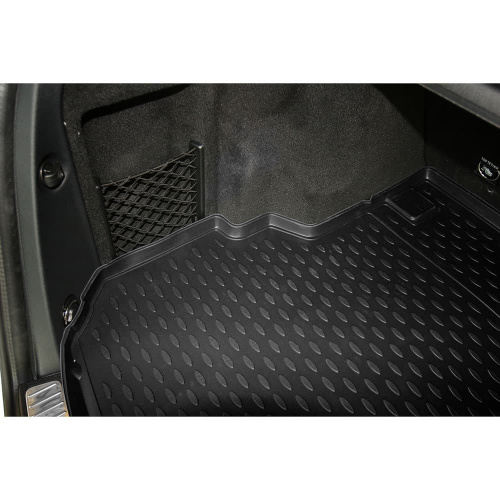 Коврик в багажник Mercedes-Benz GLK-Класс I (X204) 2008-2012, полиуретан Element, Черный, с вырезом под ручку Арт. NLC3441B13