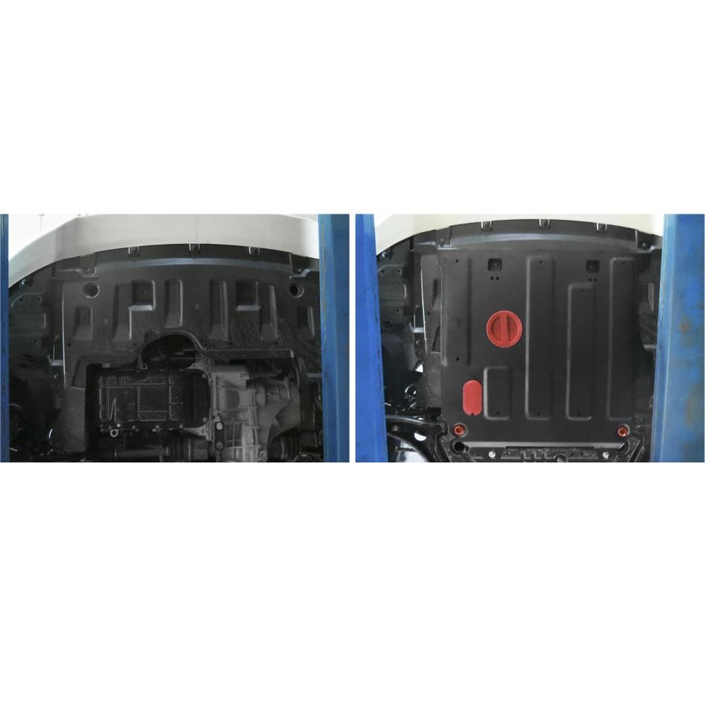 Защита картера двигателя и КПП Haima M3 2014-2017 Седан V - 1.5 МКПП Арт. 111.07003.1
