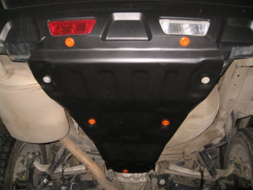Защита заднего бампера Nissan X-Trail II (T31) 2007-2011 V-все, привод 4х4, 4х2  Арт. ALF1537st