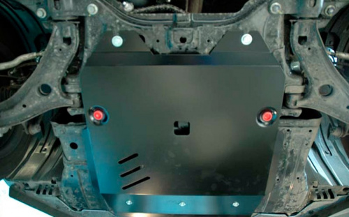 Защита картера двигателя и КПП Honda Fit II 2007-2014 Хэтчбэк 5 дв. V-1,2; 1,4 Арт. 09.1652