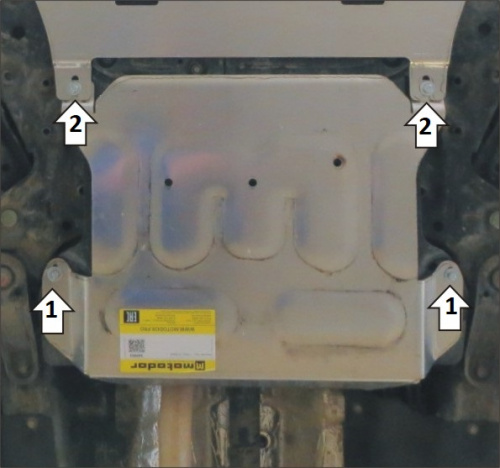 Защита картера двигателя и КПП Hyundai Tucson IV (NX4) 2020- V-2,0, 2,5 4WD Арт. 340902