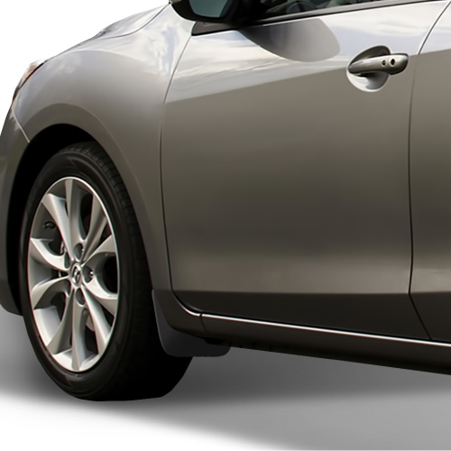Брызговики Mazda3 II (BL) 2011-2013 FL Седан, задние, полиуретан Арт. NLF.33.22.E10