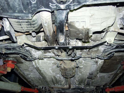 Защита картера двигателя и КПП Nissan Cube I (Z10) 1998-2000 Минивэн V-1,0 Арт. 15.0374