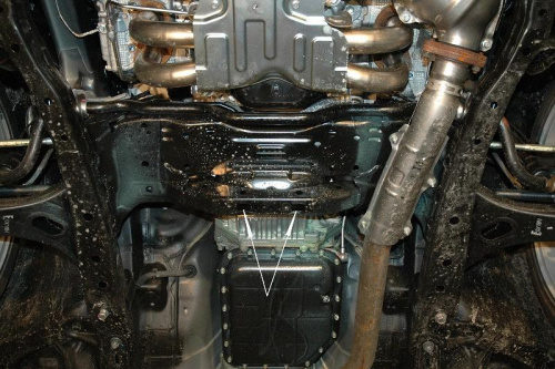 Защита картера двигателя Subaru Legacy V (B14) 2009-2012 Универсал V-2,0; 2,5 AT Арт. 22.2003