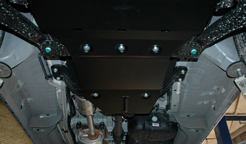 Защита картера двигателя и КПП Hyundai Grand Starex (TQ) 2015-2018 1 рестайлинг  Микроавтобус V-2,5 MT, AT, 4wd Арт. 10.2595