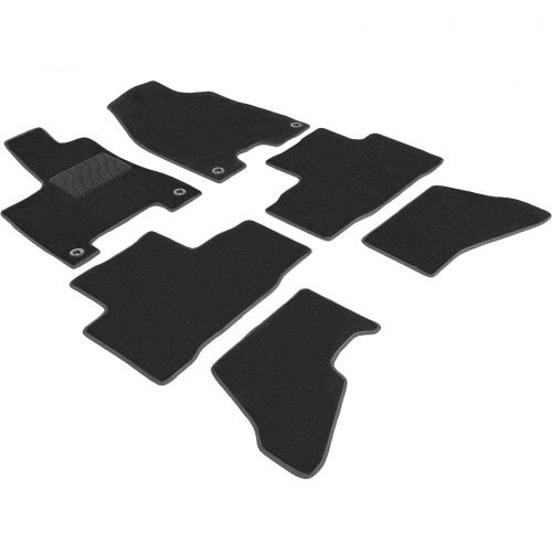 Коврики в салон Acura MDX III (YD3/YD4) 2013-2016, текстильные Seintex Lux, Черный, Арт. 86317