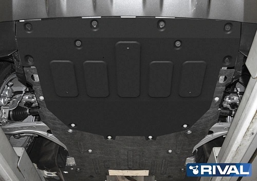 Защита картера двигателя и КПП Land Rover Discovery Sport (L550) 2019- FL V-2.0 (200/249 л.с.); 2.0d(150/180 л.с.) (черная) Арт. 331321