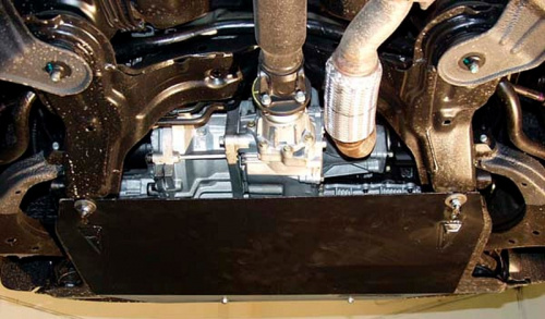 Защита картера двигателя и КПП Hyundai Tucson I (JM) 2004-2010 Внедорожник 5 дв. V- 2,0; 2,7; 2,0D Арт. 10.0646