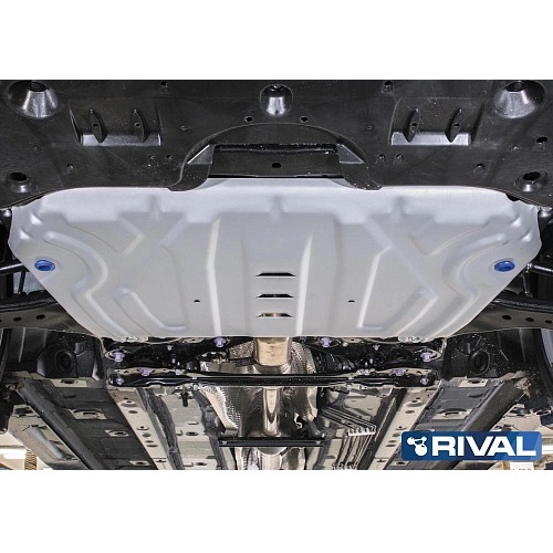 Защита картера двигателя и КПП Toyota Camry VIII (XV70) 2017-2021 V - 2.0; 2.5; 3.5; Увеличенная Арт. 333.9518.2