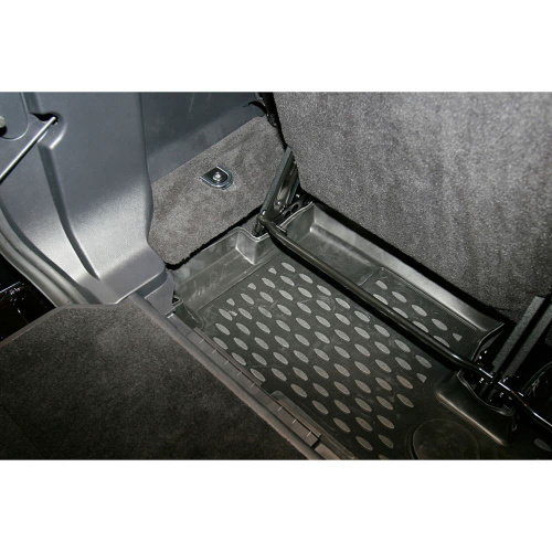 Коврик в багажник Land Rover Discovery IV (L319) 2009-2013, полиуретан Element, Черный, 7 мест, короткий Арт. NLC2805B13