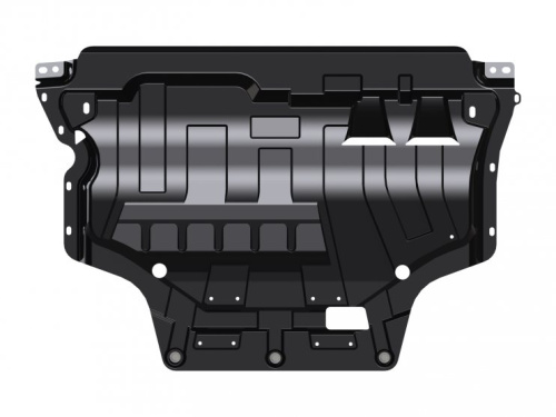 Защита картера двигателя и КПП Volkswagen Tiguan II 2016-2020 Внедорожник 5 дв. V-2,0 АТ 4 wd; 2,0TD АТ4 WD Арт. 26.3333