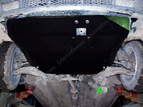 Защита картера двигателя и КПП SHERIFF для Mazda 323, Сталь 2 мм, арт. 12.0114
