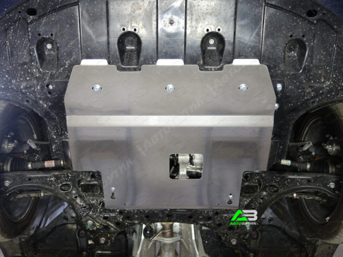 Защита картера двигателя и КПП TCC для Hyundai Elantra, Алюминий 4 мм, арт. ZKTCC00203