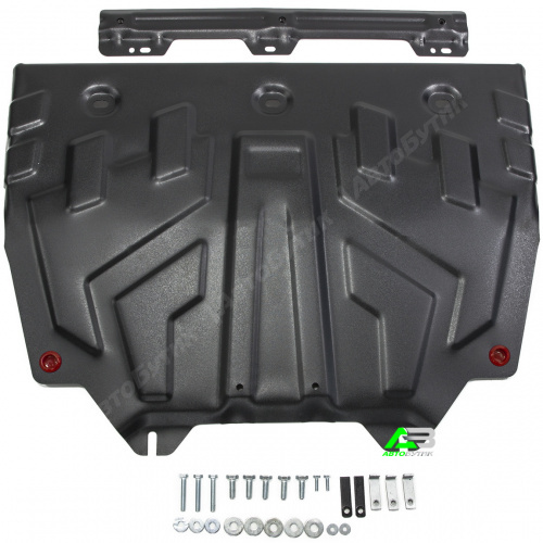 Защита картера двигателя и КПП АвтоБроня для Mazda CX-4, Сталь 1,8 мм, арт. 111.03817.1