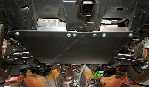 Защита картера двигателя и КПП SHERIFF для Volvo S40, Сталь 2 мм, арт. 25.0052