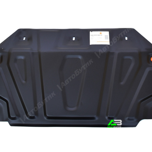 Защита картера двигателя и КПП ALFeco для Hyundai Accent, Сталь 2 мм, арт. ALF1014st
