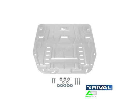 Защита картера двигателя и КПП Rival для Kia Carnival, Алюминий 3 мм, арт. 33328591