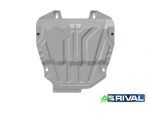 Защита картера двигателя и КПП Rival для Toyota RAV4, Оцинкованная сталь 1,5 мм, арт. ZZZ.9534.1