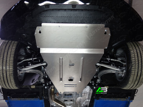 Защита картера двигателя и КПП TCC для Audi A7, Алюминий 4 мм, арт. ZKTCC00177