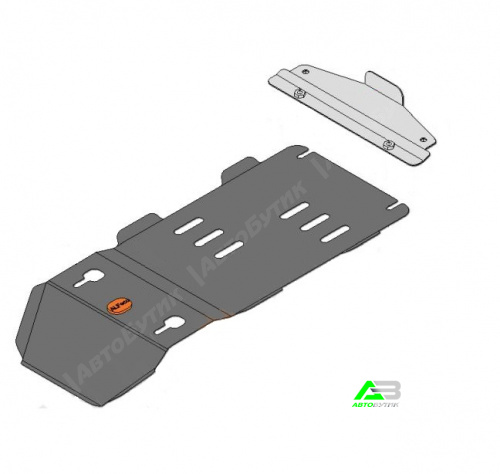 Защита КПП ALFeco для Audi Q7, Сталь 2 мм, арт. ALF3019st