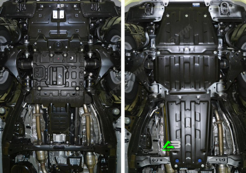 Защита картера двигателя Rival для Toyota Land Cruiser, Сталь 1,8 мм, арт. 111.5713.3