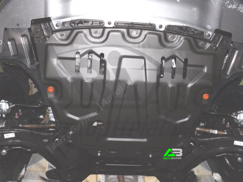 Защита картера двигателя и КПП ALFeco для LADA (ВАЗ) Vesta, Сталь 2 мм, арт. ALF2820st