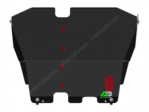 Защита картера двигателя и КПП SHERIFF для Hyundai Santamo, Сталь 2 мм, арт. 10.0256