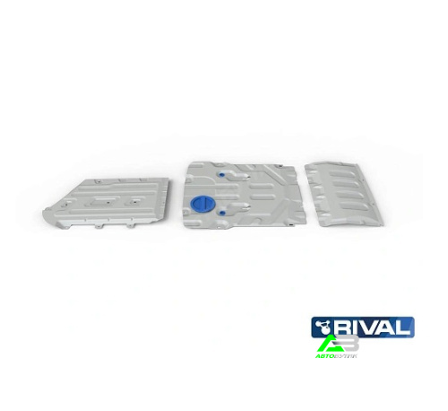 Комплект защит Rival для BMW X3, Алюминий 3 мм, арт. K33305311