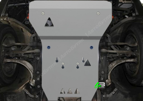 Защита картера двигателя и КПП Rival для Audi A8, Алюминий 3 мм, арт. 333.0323.1