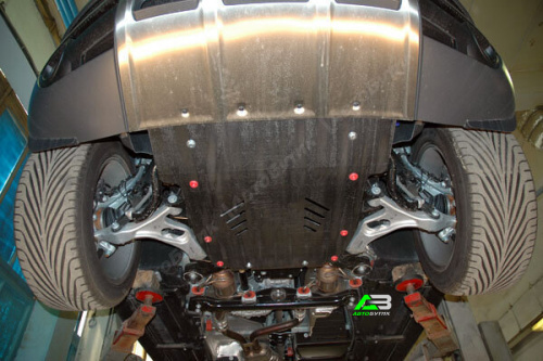 Защита картера двигателя SHERIFF для Audi Q7, Сталь 2,5 мм, арт. 02.1224