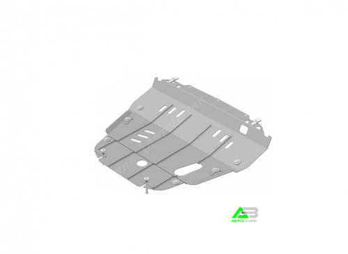 Защита картера двигателя и КПП Motodor для Acura MDX, Сталь 2 мм, арт. 00823
