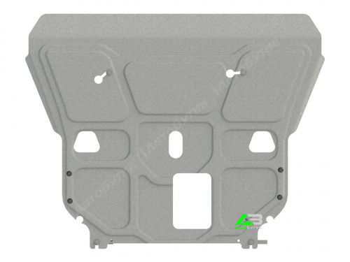 Защита картера двигателя и КПП SHERIFF для Hyundai Santa Fe, Алюминий 3 мм, арт. 10.4464