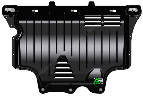 Защита картера двигателя и КПП SHERIFF для Skoda Kodiaq, Сталь 1,8 мм, арт. 21.3492 V1