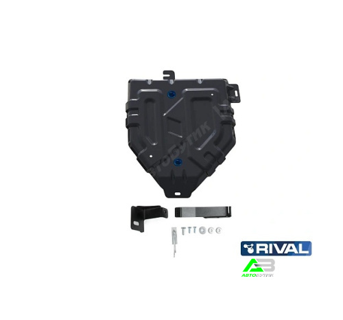 Защита топливного бака Rival для Hyundai Tucson, Сталь 1,5 мм, арт. 11123811
