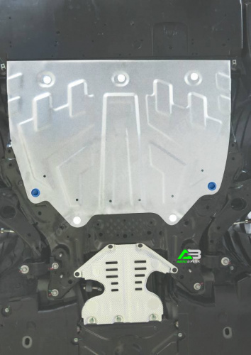 Защита картера двигателя и КПП Rival для Mazda CX-4, Алюминий 3 мм, арт. 333.3817.1
